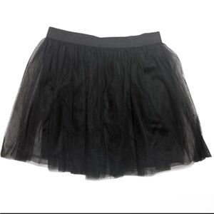Spirit Black Mini Tulle Skirt